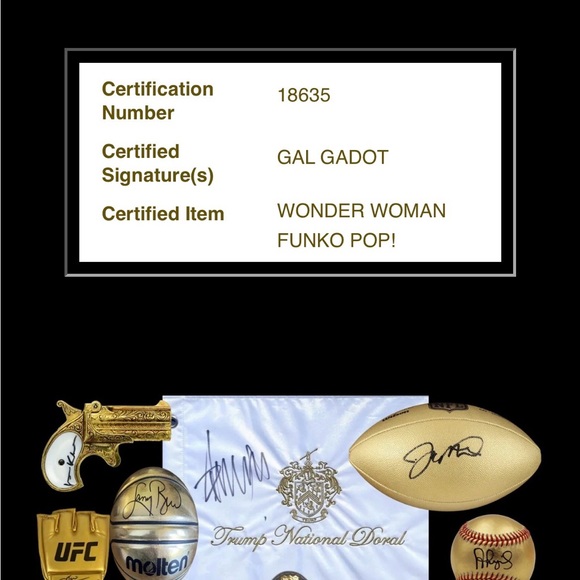 Gal Gadot signed Funko Pop! #324 Wonder Woman with COA - Picture 8 of 8